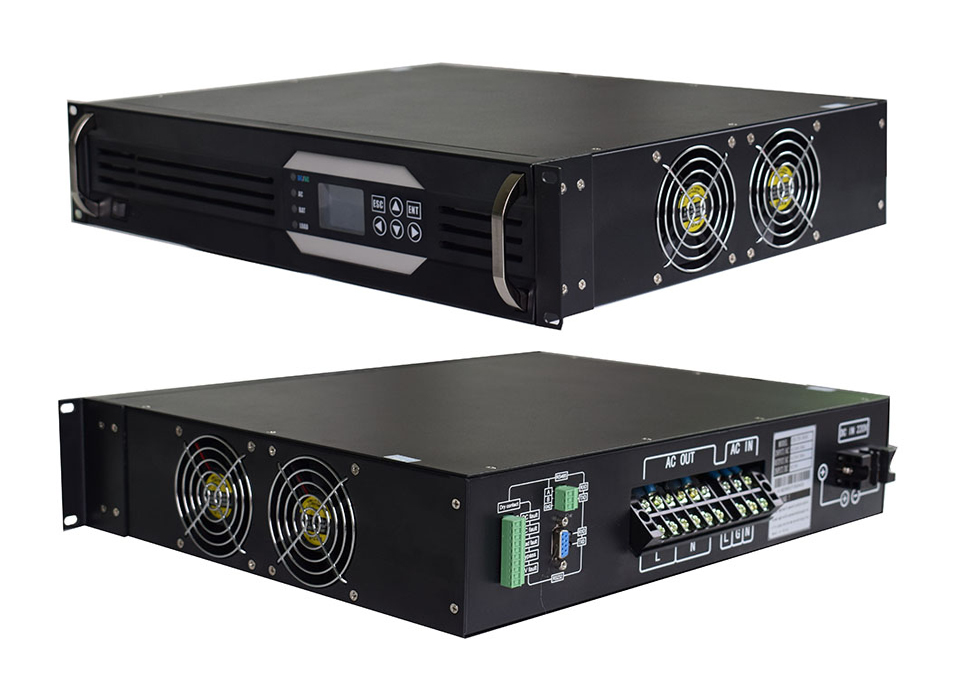 AC power supply with redundancy and fail-safe operation