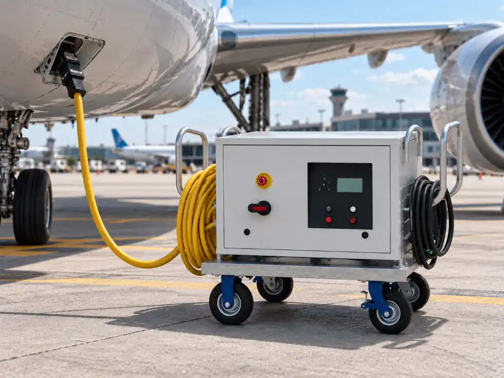 PXe-400F-DC Series Aircraft 400Hz and 28Vdc Avionics Ground Power Units | GPU
